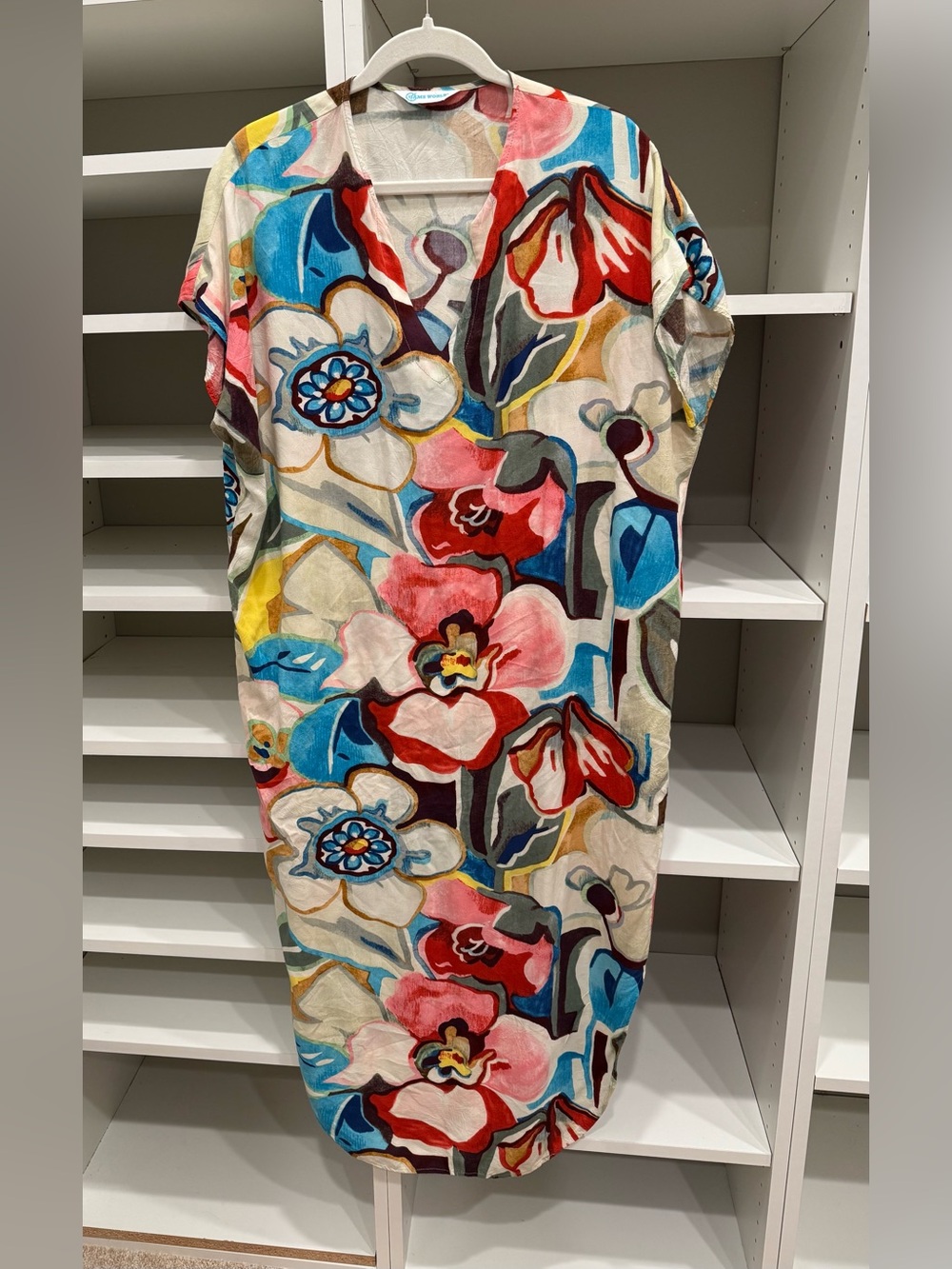 Jams World Casablanca Tavern Print Dress, Kaftan Style, Floral Size XS - Picture 3 of 9